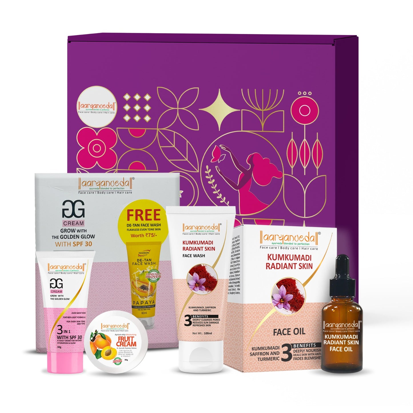 Golden Kumkumadi Gift Box