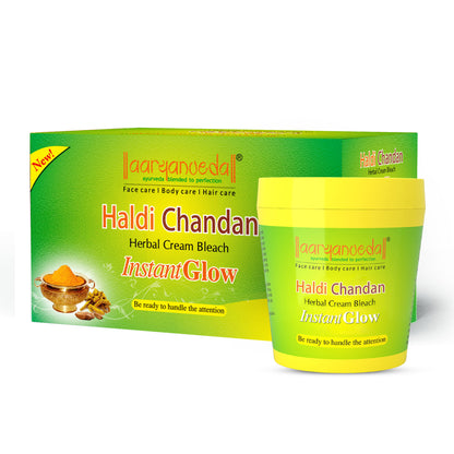 Haldi Chandan Herbal Bleach Cream For Instant Glow