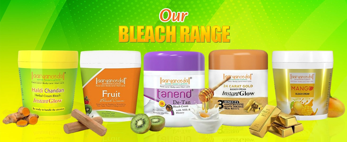 Haldi Chandan Herbal Bleach Cream For Instant Glow-250gm