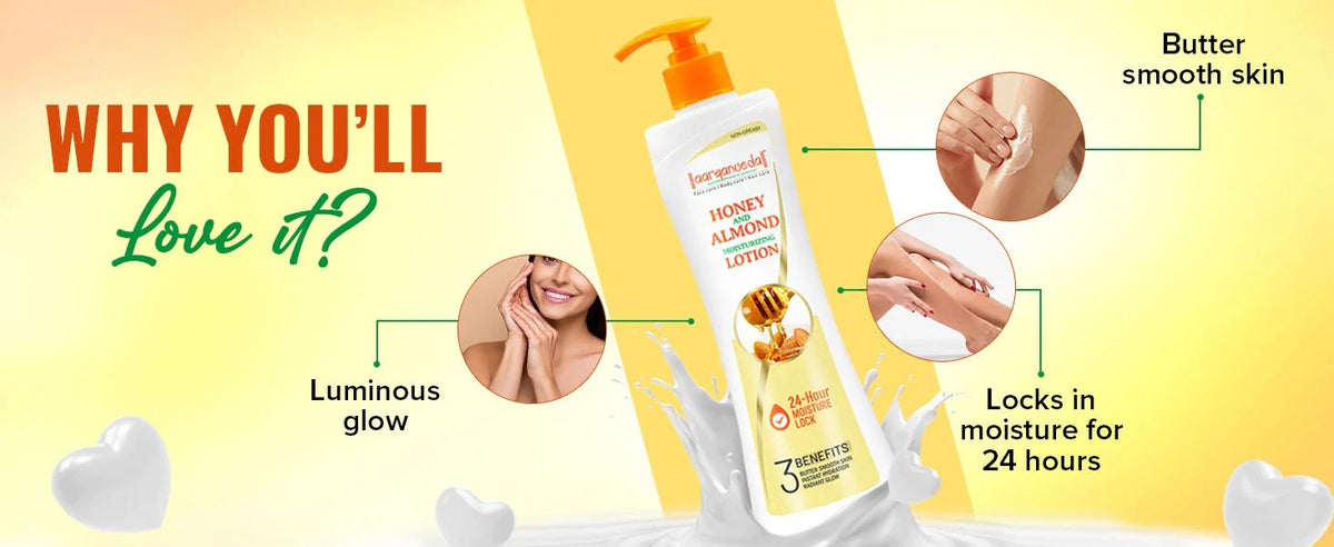 Honey and Almond Moisturizing Lotion