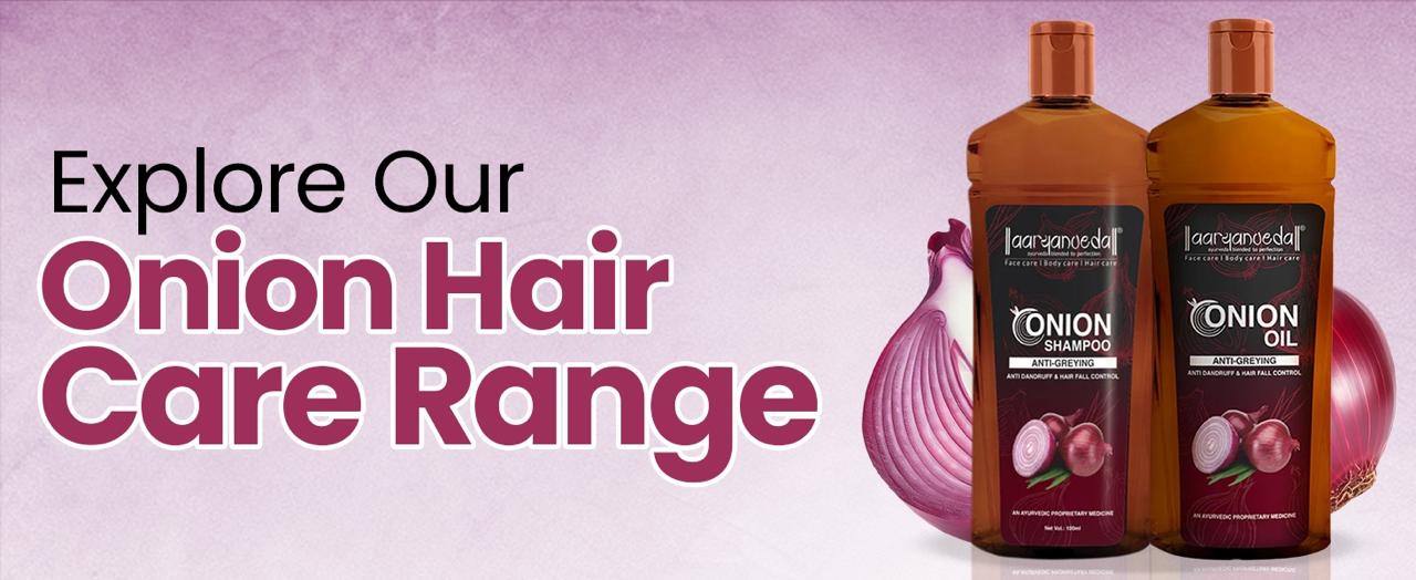 Onion Shampoo For Anti-Greying,Anti-Dandruff & Hair Fall Control