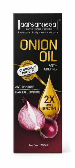 Red Onion Oil For Anti-Greying ,Anti-Dandruff & Anti-Hairloss 200 ml ( Pack of 2)