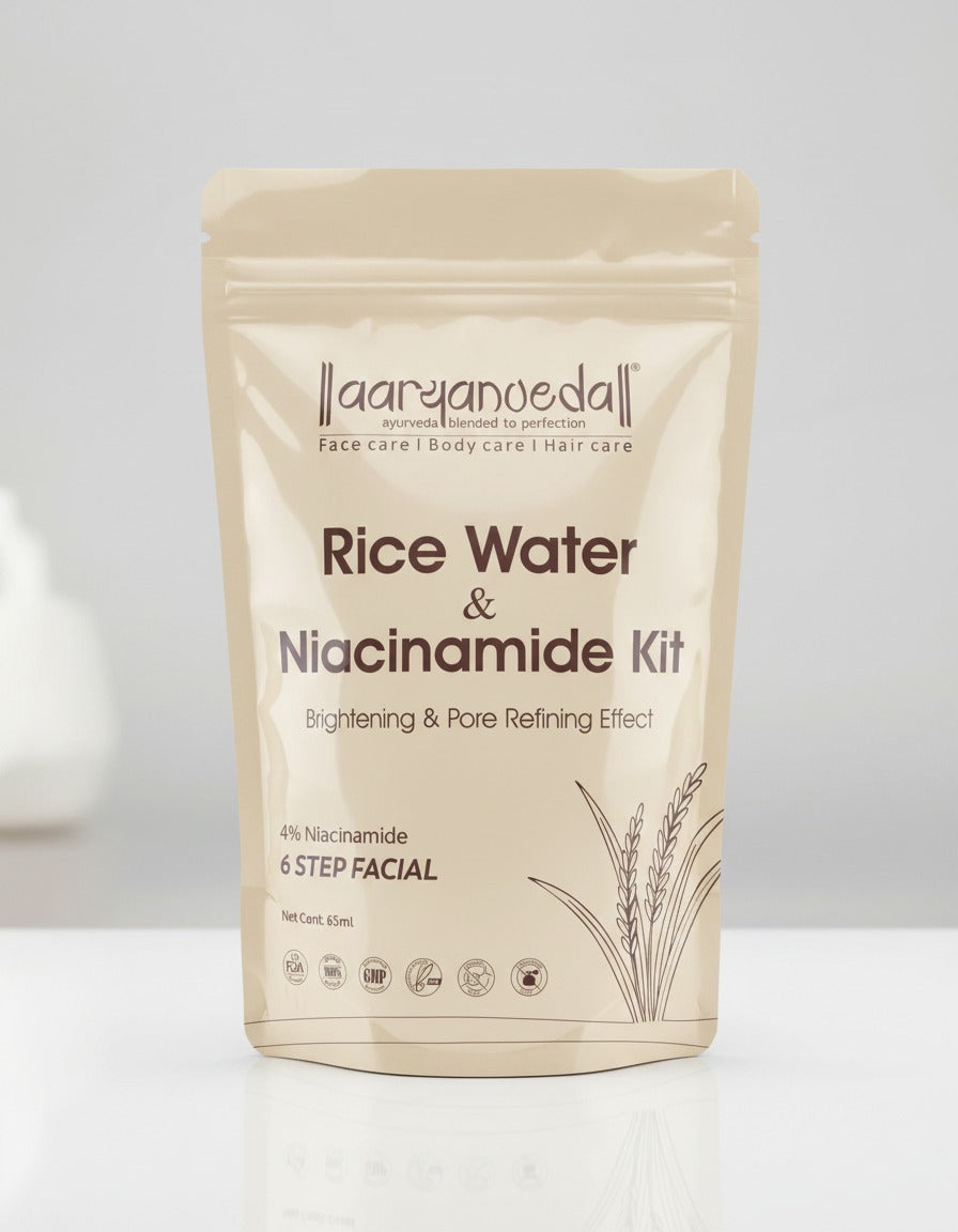 Aaryanveda’s Rice Water & Niacinamide Kit-65ml