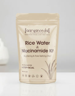 Aaryanveda’s Rice Water & Niacinamide Kit-65ml
