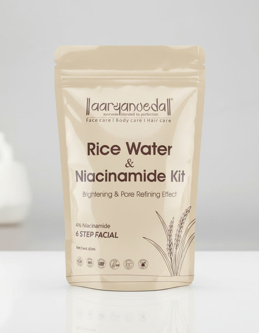 Aaryanveda’s Rice Water & Niacinamide Kit-65ml