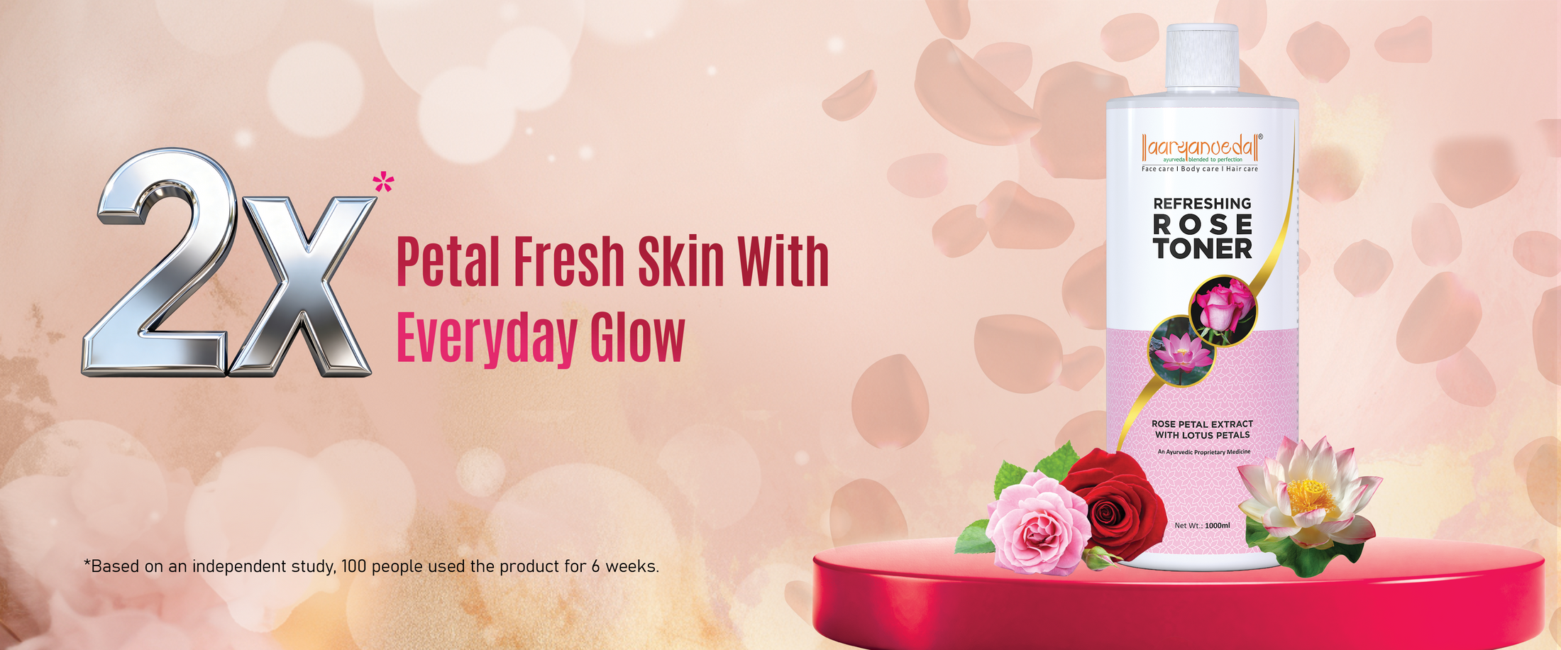 Refreshing Rose Toner - 1000 ml