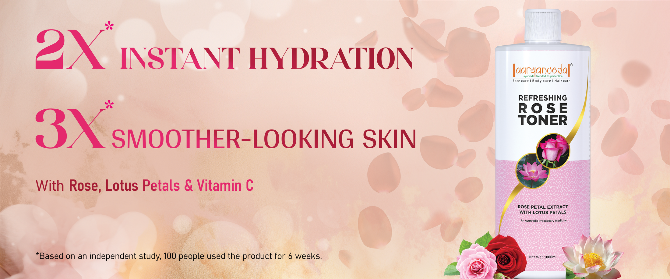 Refreshing Rose Toner - 1000 ml