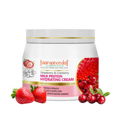Strawberry & Cranberry Milk Protein Hydrating Cream-400gm