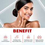 Strawberry & Cranberry Milk Protein Hydrating Cream-400gm