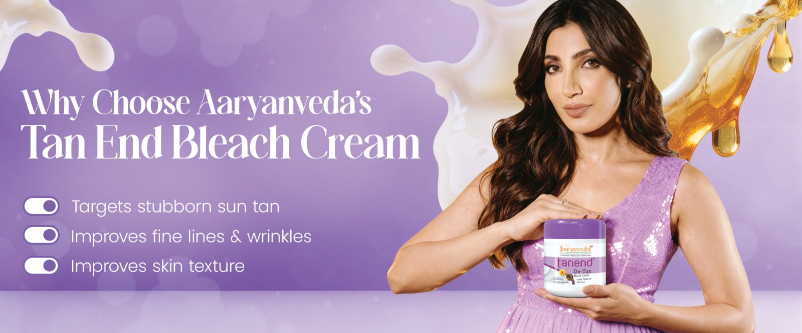 Tanend De-Tan Bleach Cream With Milk & Honey-450gm