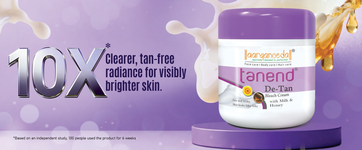 Tanend De-Tan Bleach Cream With Milk & Honey-450gm