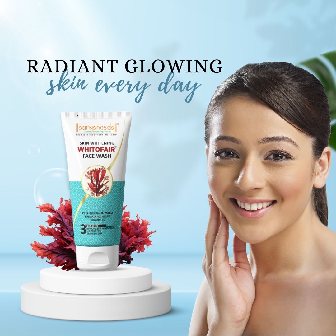 Whitofair Face Wash with Red Algae-60ml( Pack Of 3 )