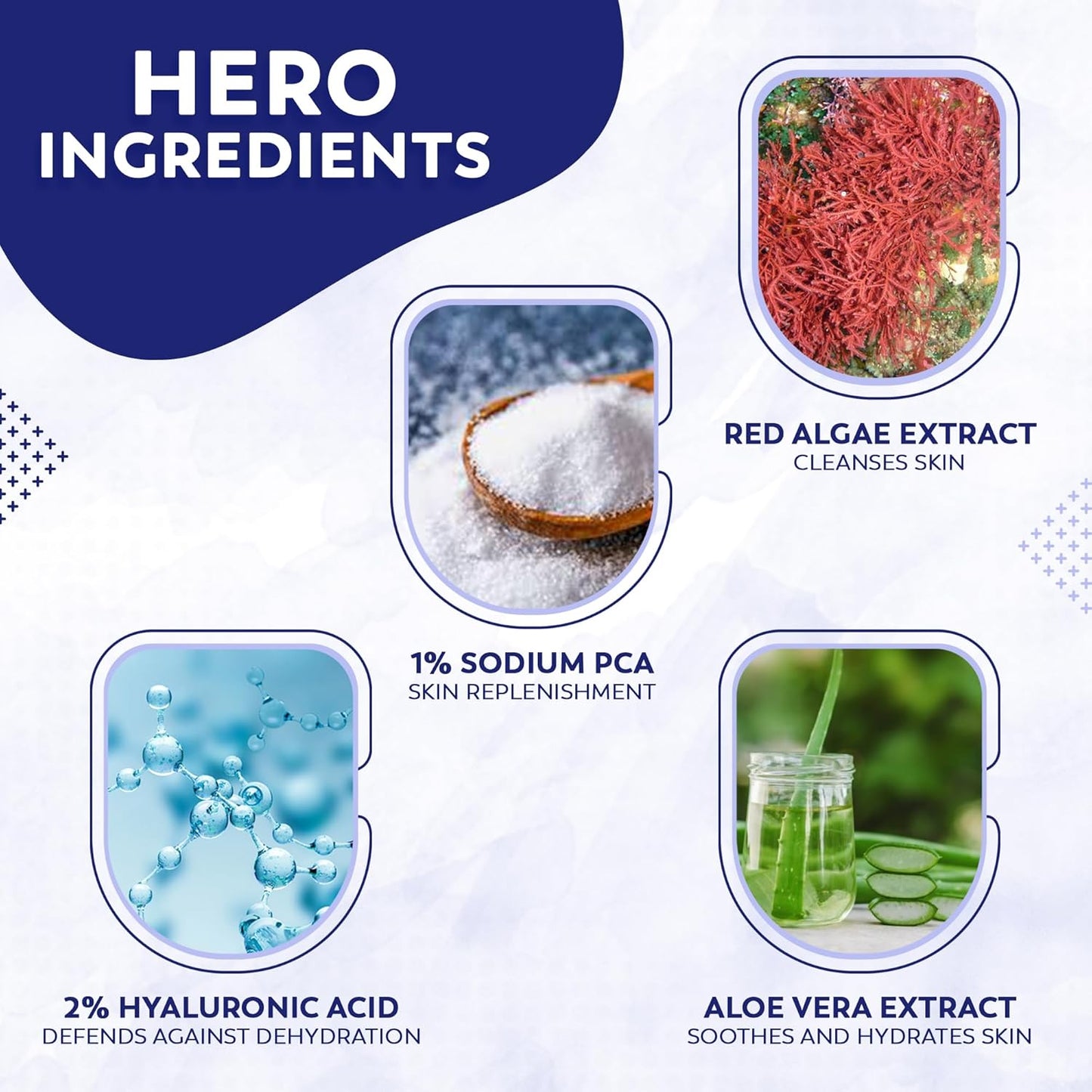 Glowelle 2% Hyaluronic Acid & Red Algae Extract Face Serum-30ml