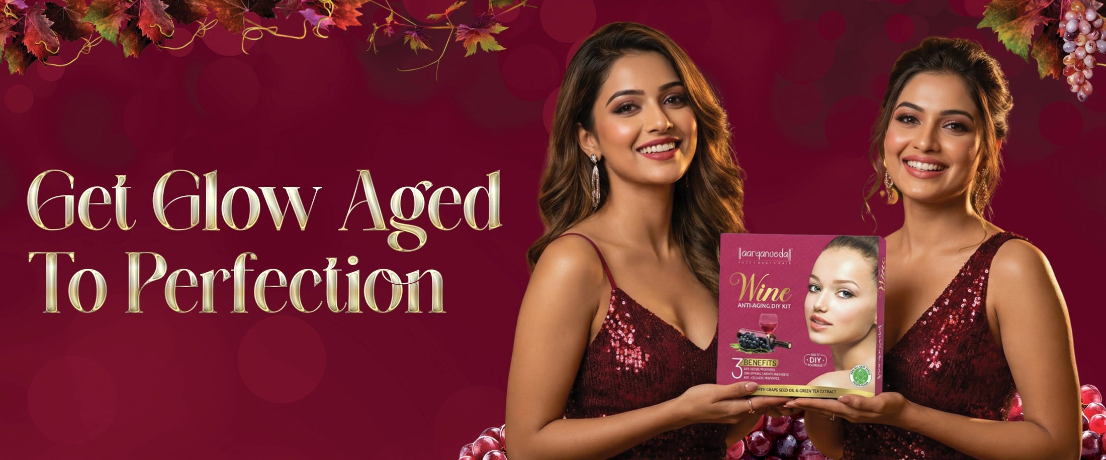 Wine Anti- Aging DIY Kit-45 ml ( Pack of 3 )