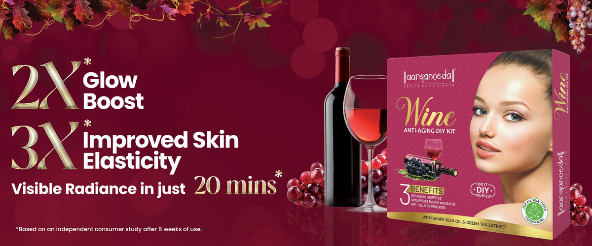 Wine Anti- Aging DIY Kit-45 ml ( Pack of 3 )