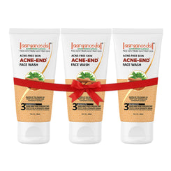 Acne-End Face Wash with Neem Leaf & Cinnamon Extract-100ml ( Pack Of 3 )
