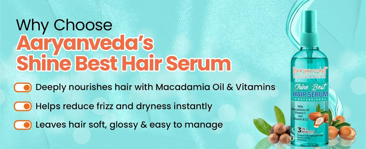 Aaryanveda Shine Best Hair Serum Professional