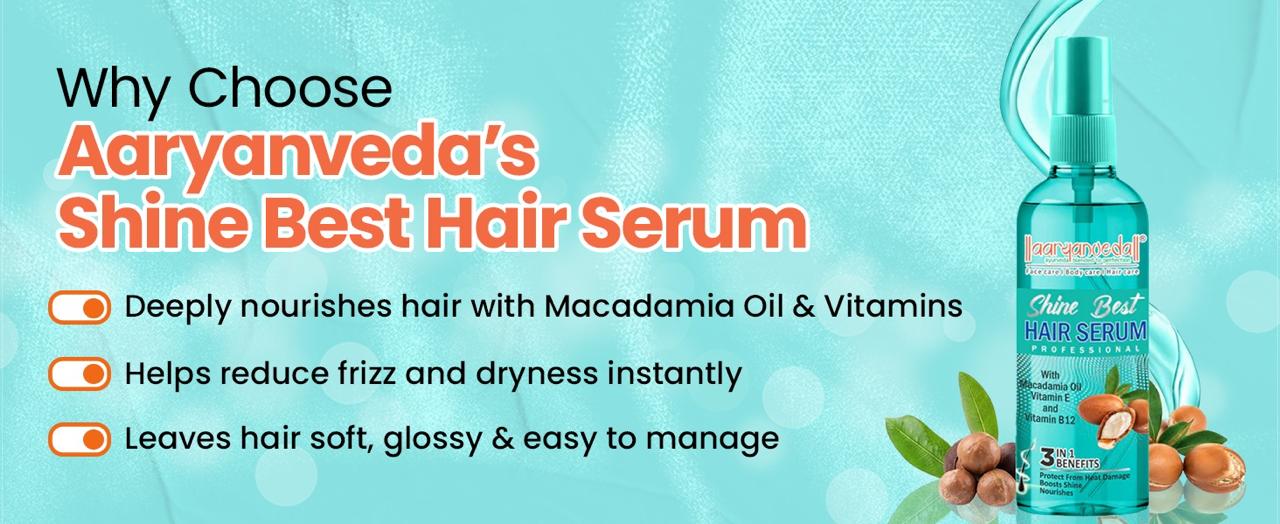 Aaryanveda Shine Best Hair Serum Professional