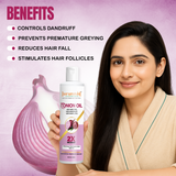 Onion Oil For Anti-Greying, Anti-Dandruff & Hair Fall Control- 200 ml