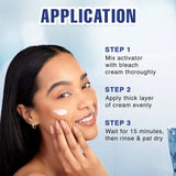 Diamond Bleach Cream For Instant Radiance With Oxy Bleach Properties-250 Gm