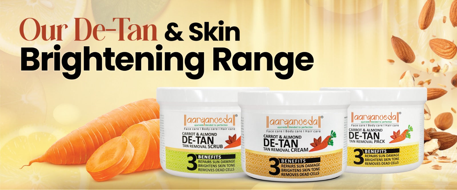 Carrot & Almond De-Tan Removal Cream