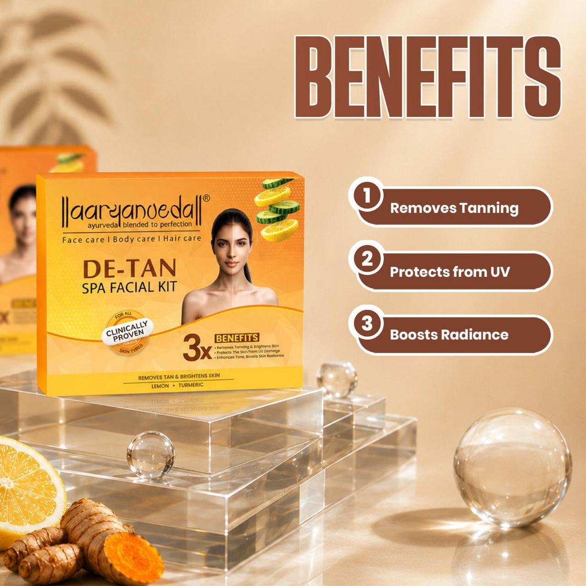 De-Tan Spa Facial Kit-210gm