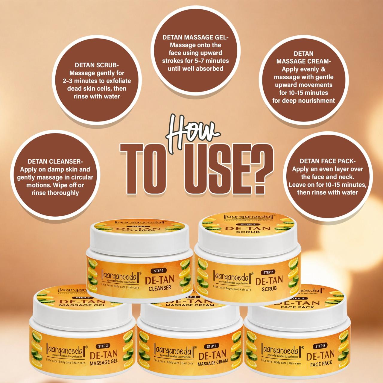 De-Tan Spa Facial Kit-210gm
