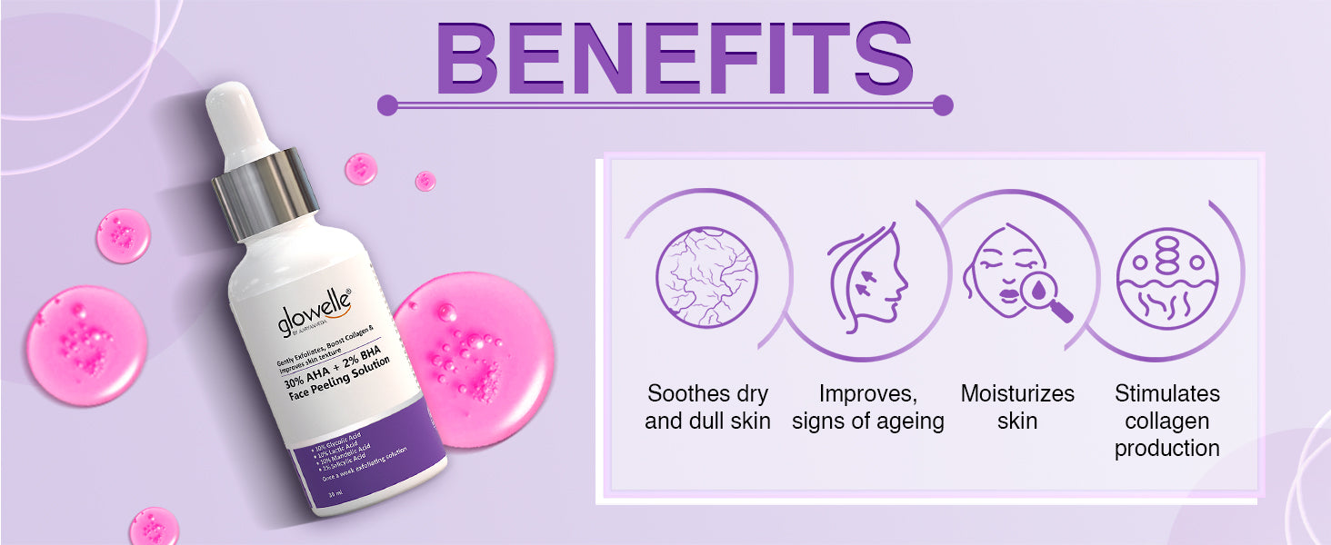 30% AHA + 2% BHA Face Peeling Solution-30ml