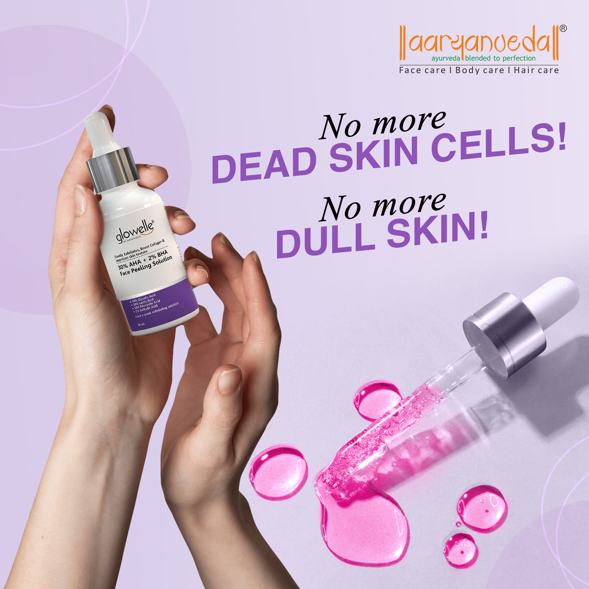 30% AHA + 2% BHA Face Peeling Solution-30ml