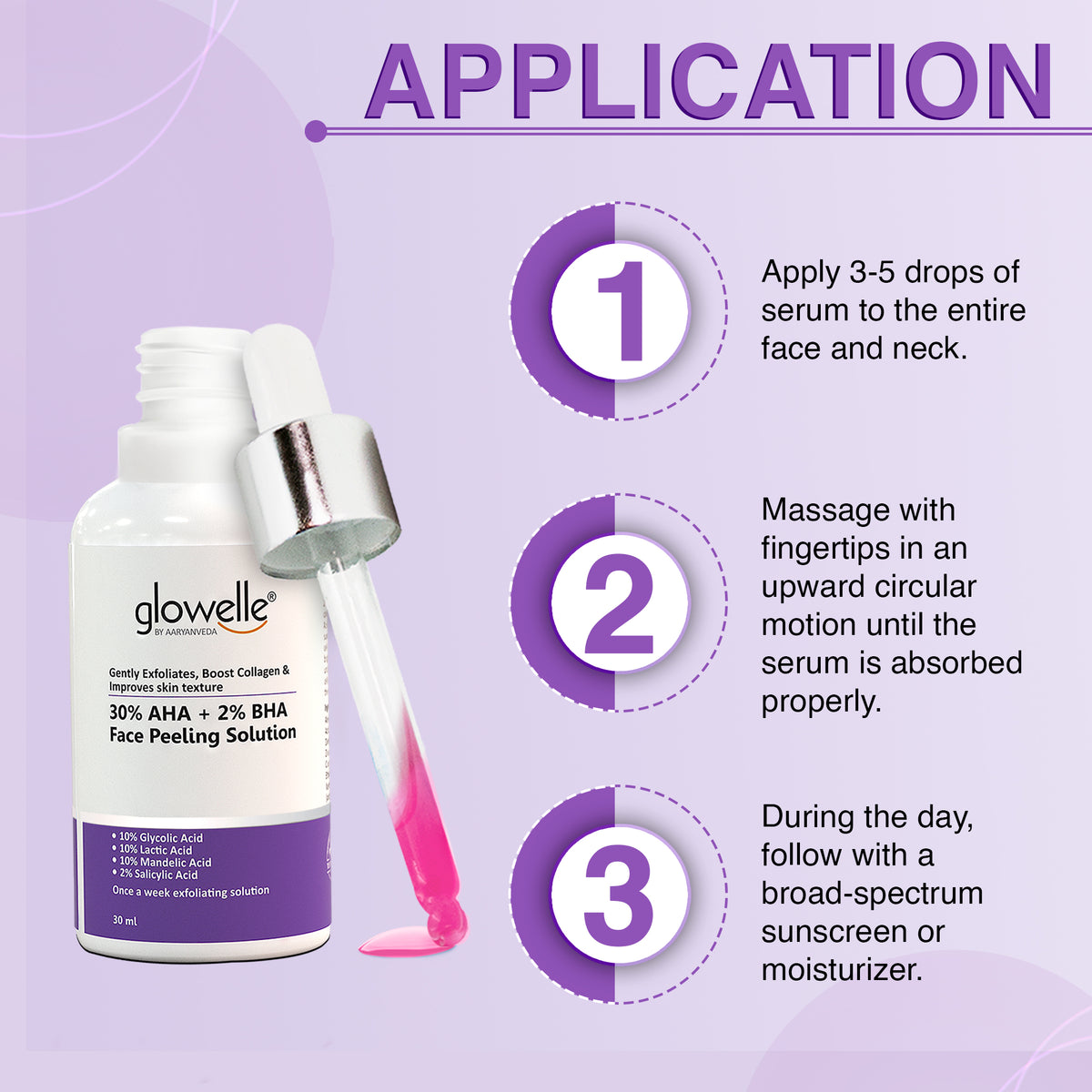 30% AHA + 2% BHA Face Peeling Solution-30ml