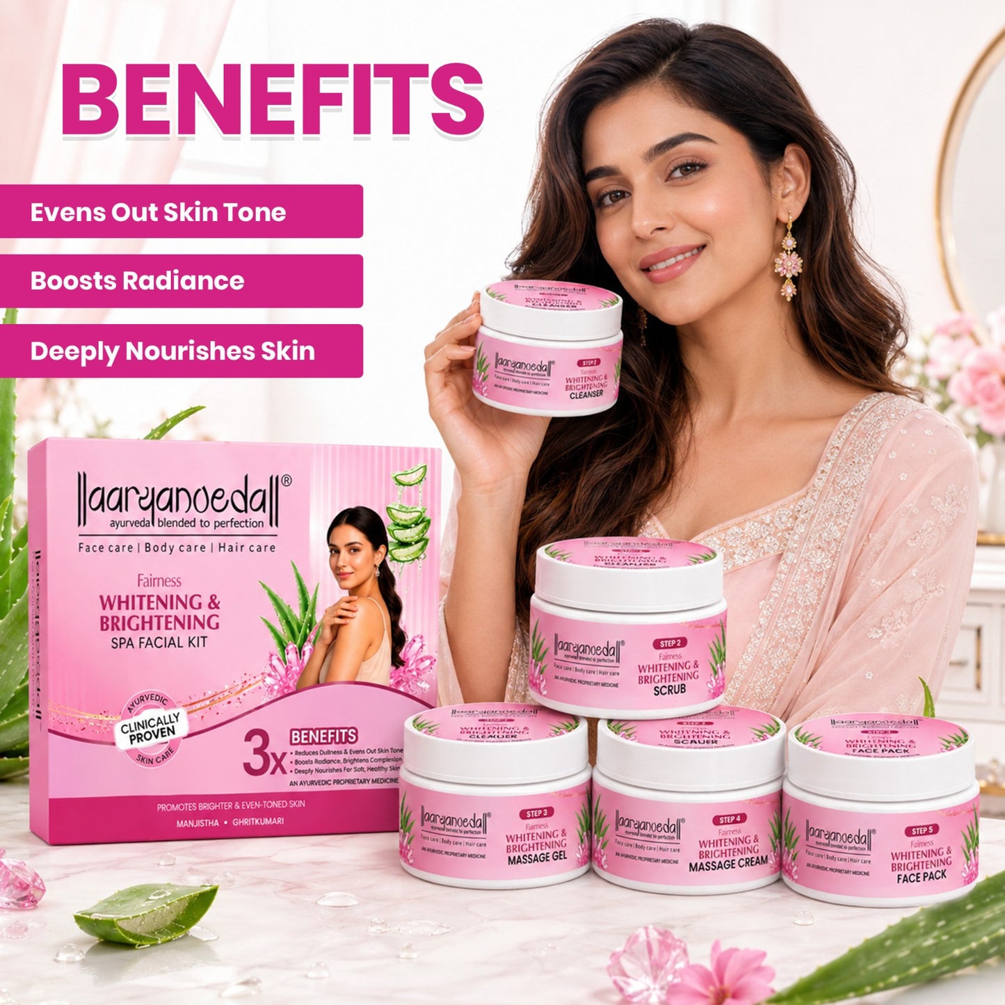 Fairness Whitening & Brightening Spa Facial-210gm