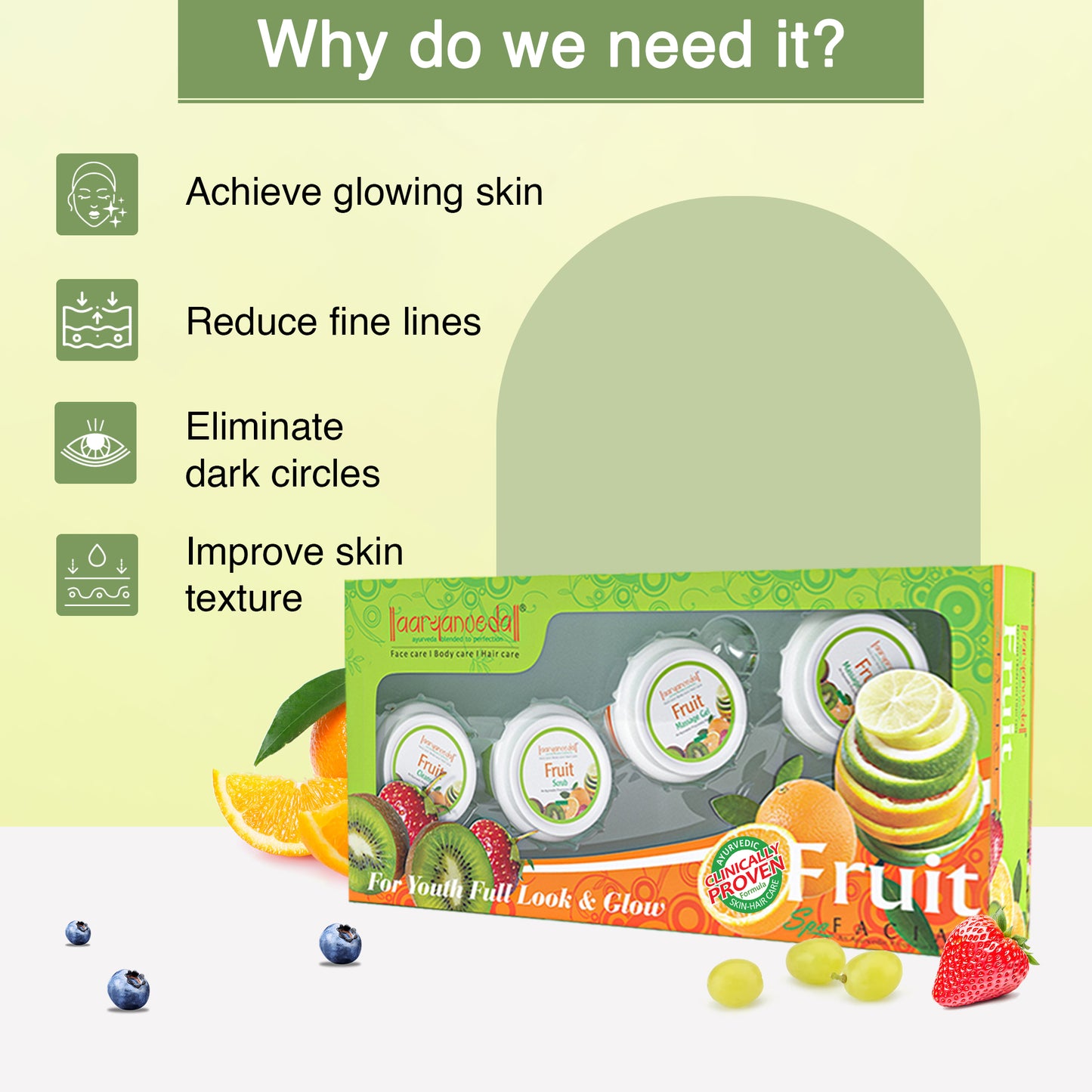 Fruit Kit For Youthful Look & Glow-210gm