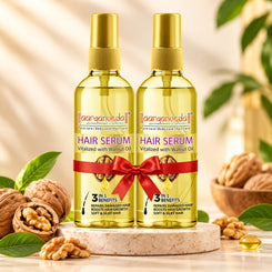 Walnut Hair Serum Vitalized with Walnut Oil-100ml(Pack of 2)