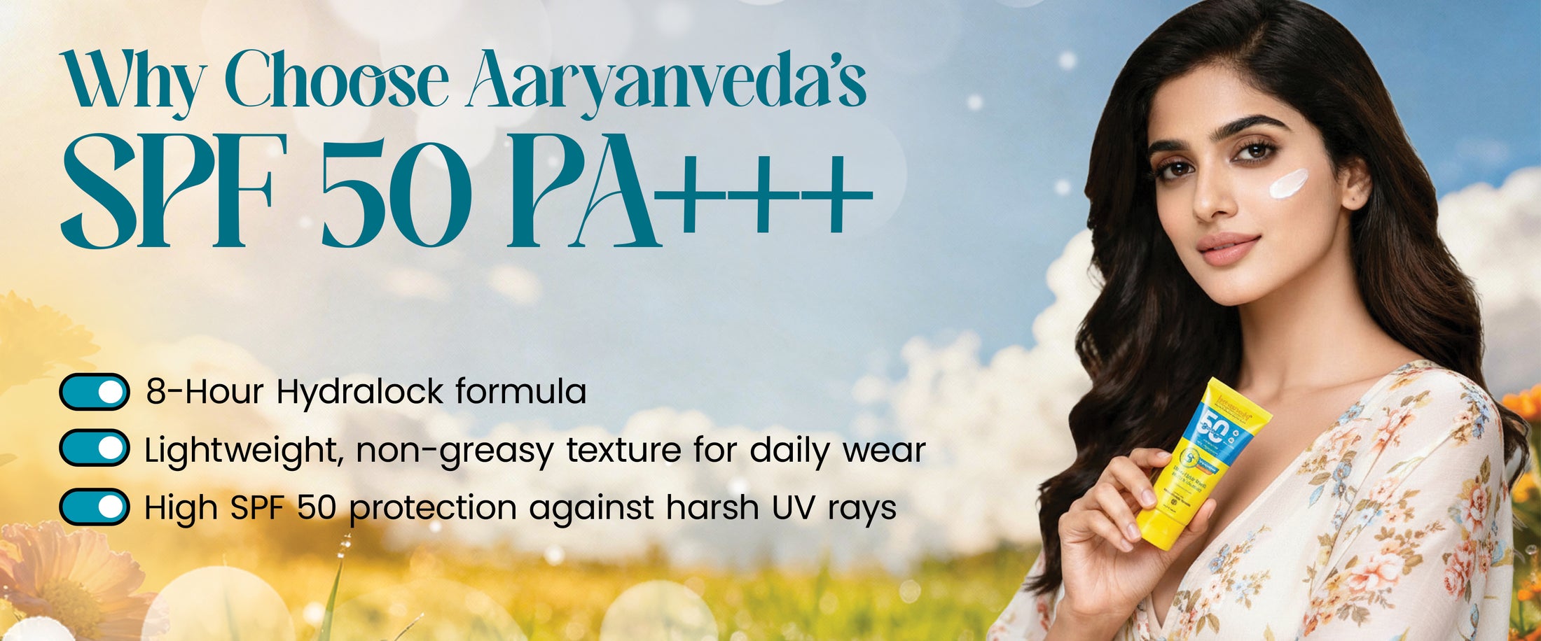 SPF 50 PA++++ Sunscreen With Vitamin C - 100 ml