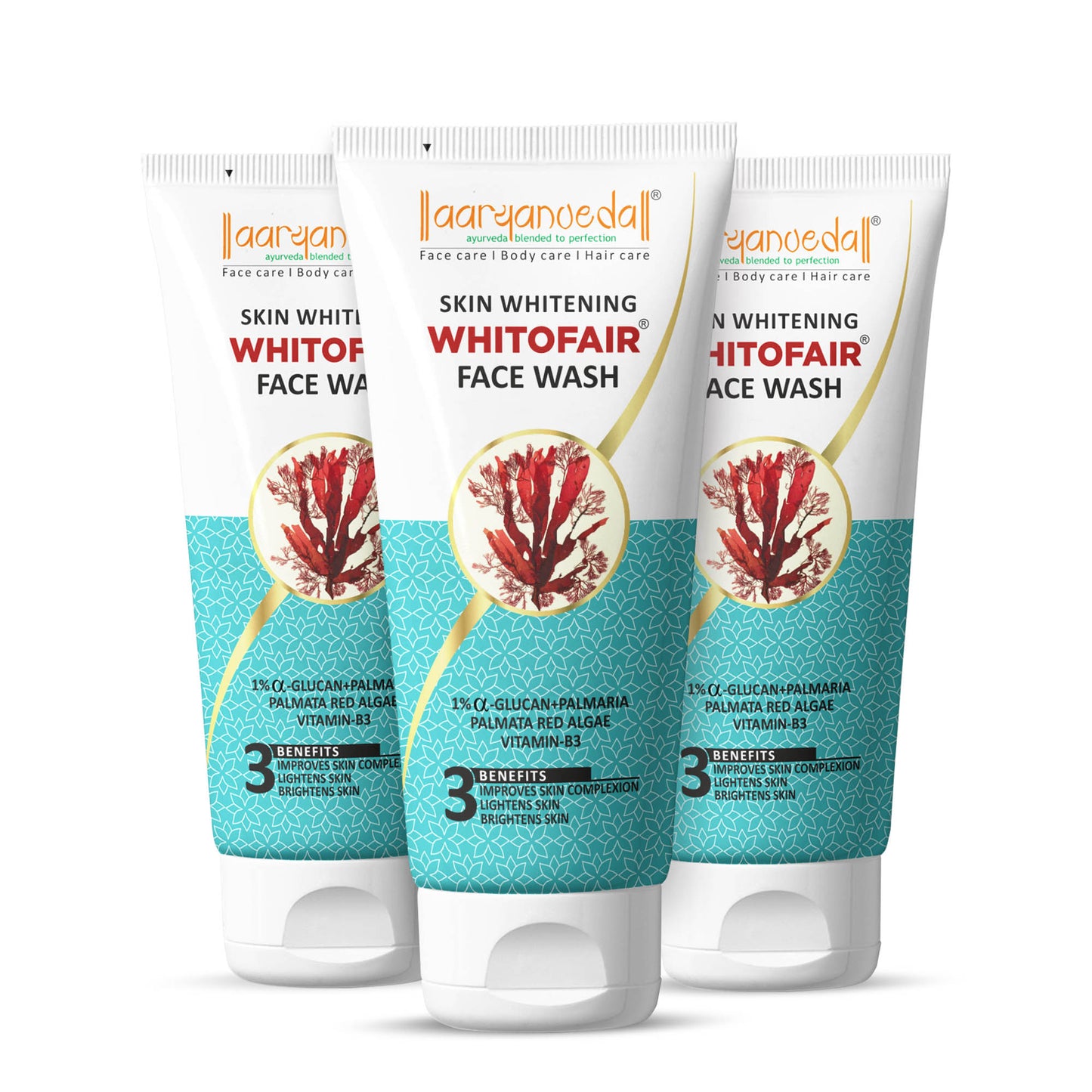 Whitofair Face Wash with Red Algae-60ml( Pack Of 3 )