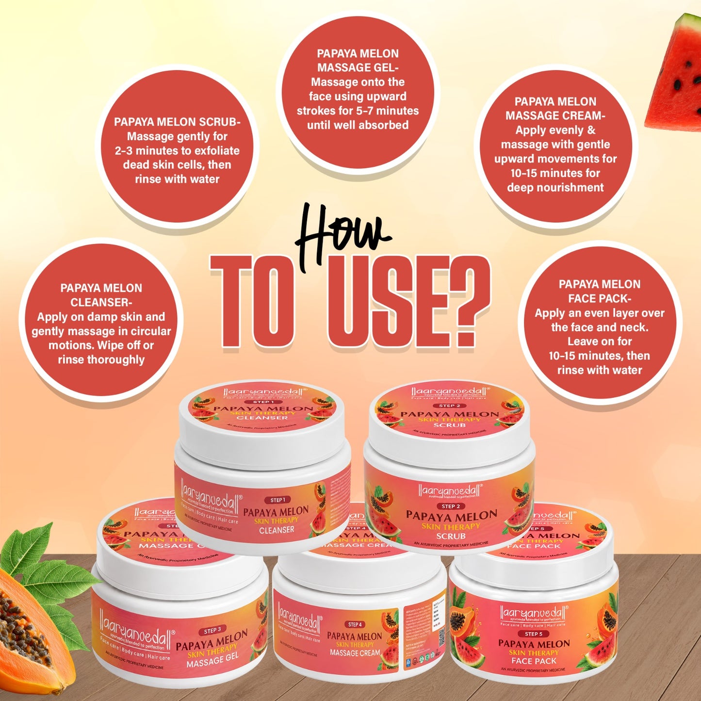 Papaya Melon Skin Therapy Spa Facial-210gm
