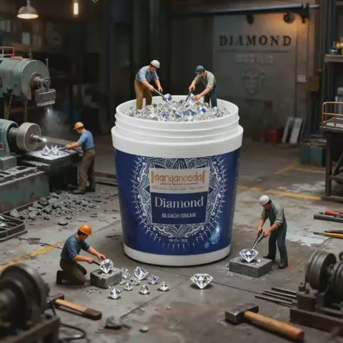 Diamond Bleach Cream For Instant Radiance With Oxy Bleach Properties-250 Gm