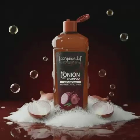 Onion Shampoo For Anti-Greying,Anti-Dandruff & Hair Fall Control