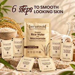 Korean Rice Water with Niacinamide Facial kit for Brightening & Pore Refining Effect -65ml