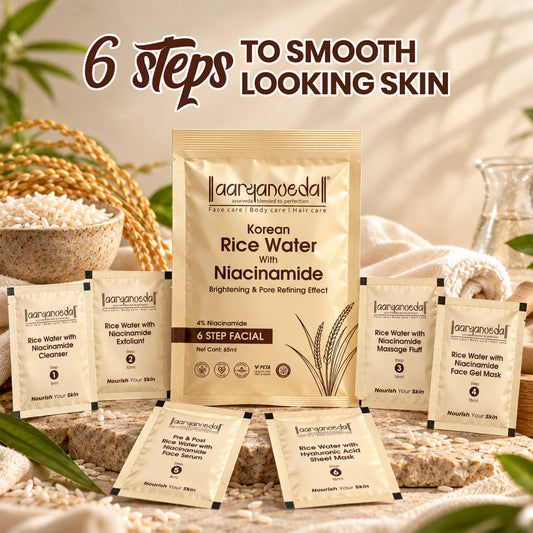Korean Rice Water with Niacinamide Facial kit for Brightening & Pore Refining Effect -65ml