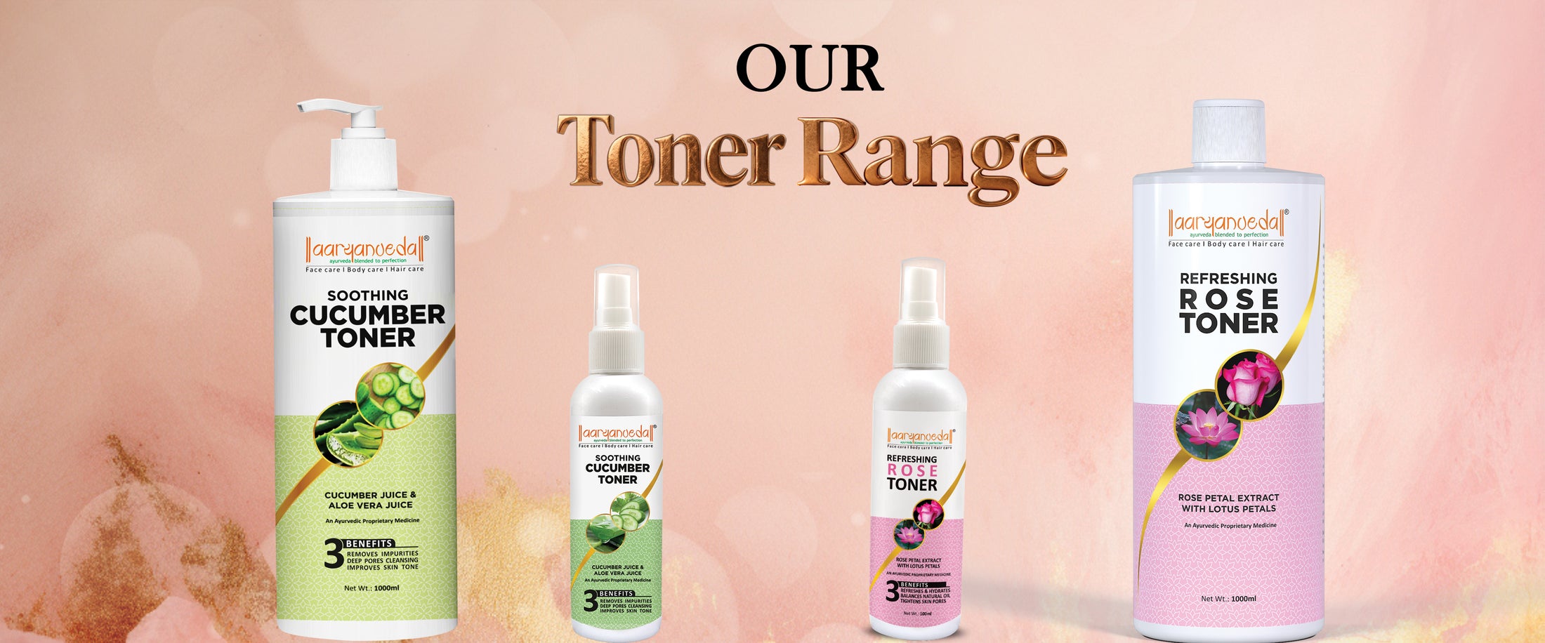 Refreshing Rose Toner - 1000 ml