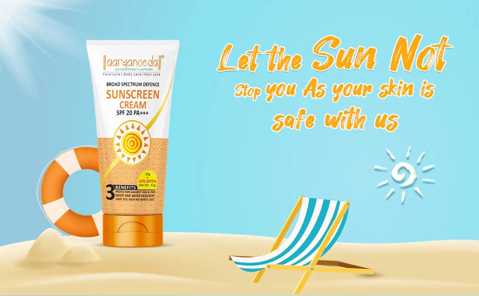 SUNSCREEN CREAM SPF 20 PA+++  (50gm + 17 gm) = 67 gm