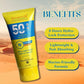 Glow & Protect Combo-( Tanend De-Tan Bleach Cream With Milk & Honey 450GM+ SPF 50 PA++++ Sunscreen With Vitamin C 100ML)