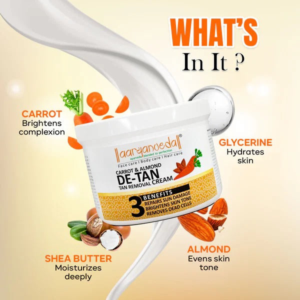 Aaryanveda Summer Tan Free Combo + FREE Tanend De-Tan Bleach Cream