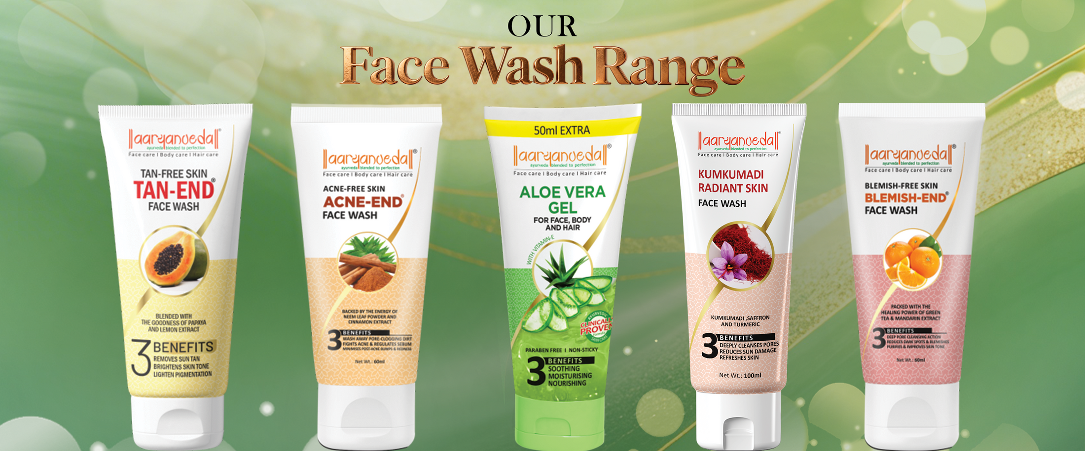 Tea Tree with Neem AloeVera Facewash 100ml+20ml Extra: 120ml