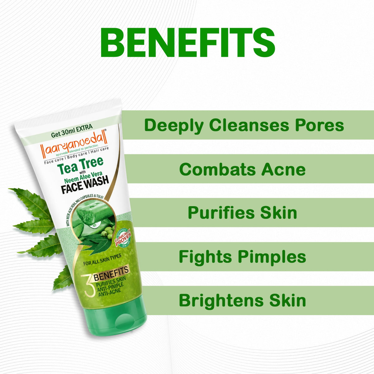 Tea Tree with Neem AloeVera Facewash- 150ml