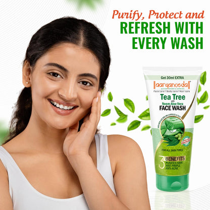 Tea Tree with Neem AloeVera Facewash- 150ml