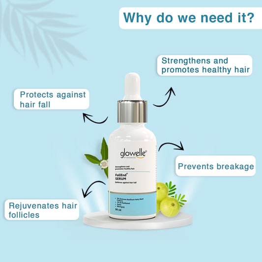 Glowelle FallEnd Hair Serum Defence Against Hair Fall-30 ml
