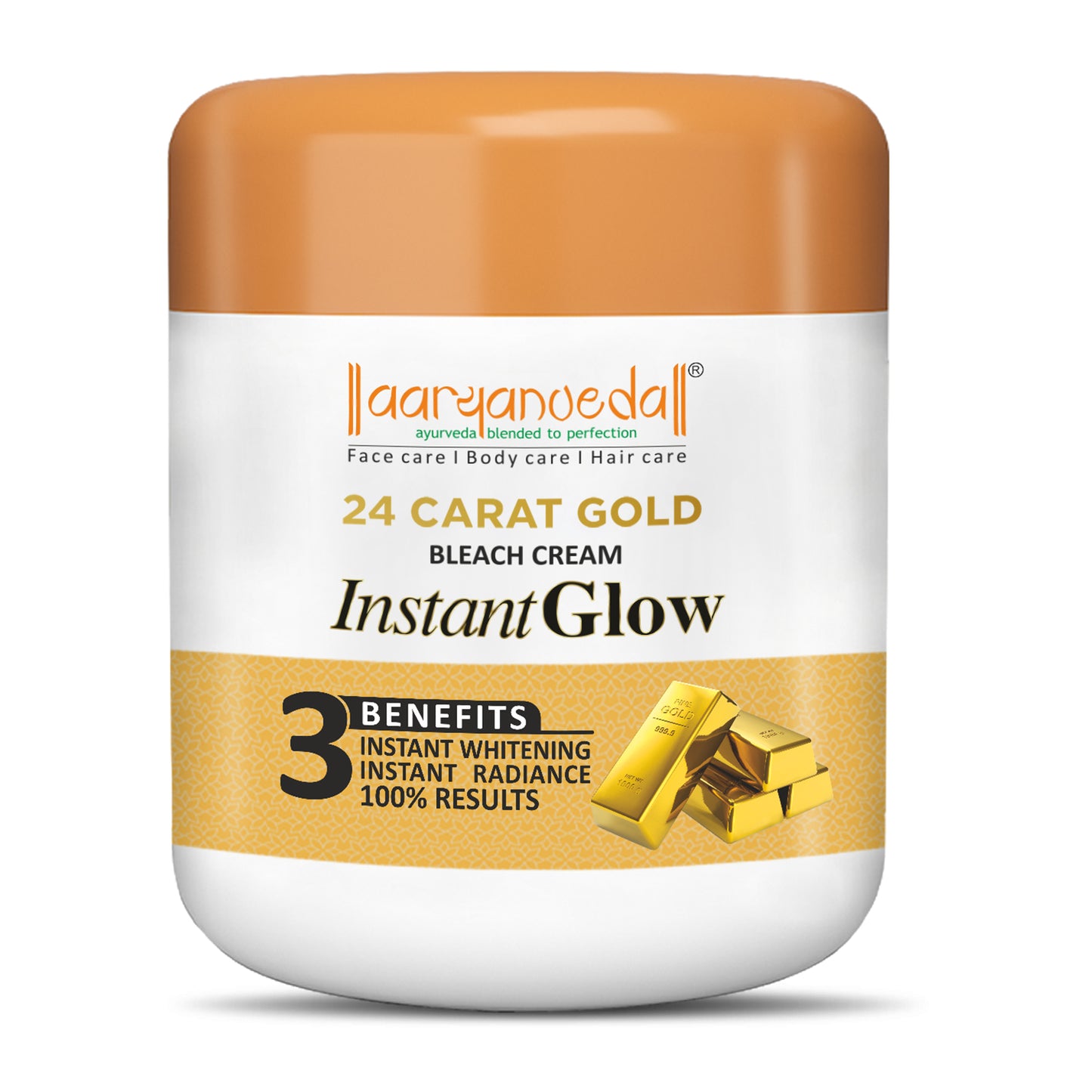 24 Carat Gold Bleach Cream For Instant Glow- 450gm