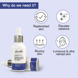 Glowelle -Hyaluronic Acid + Red Algae Extract Face Serum - 30ml